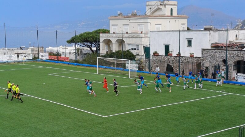 Calcio (Eccellenza): Givova Capri Anacapri vince e convince