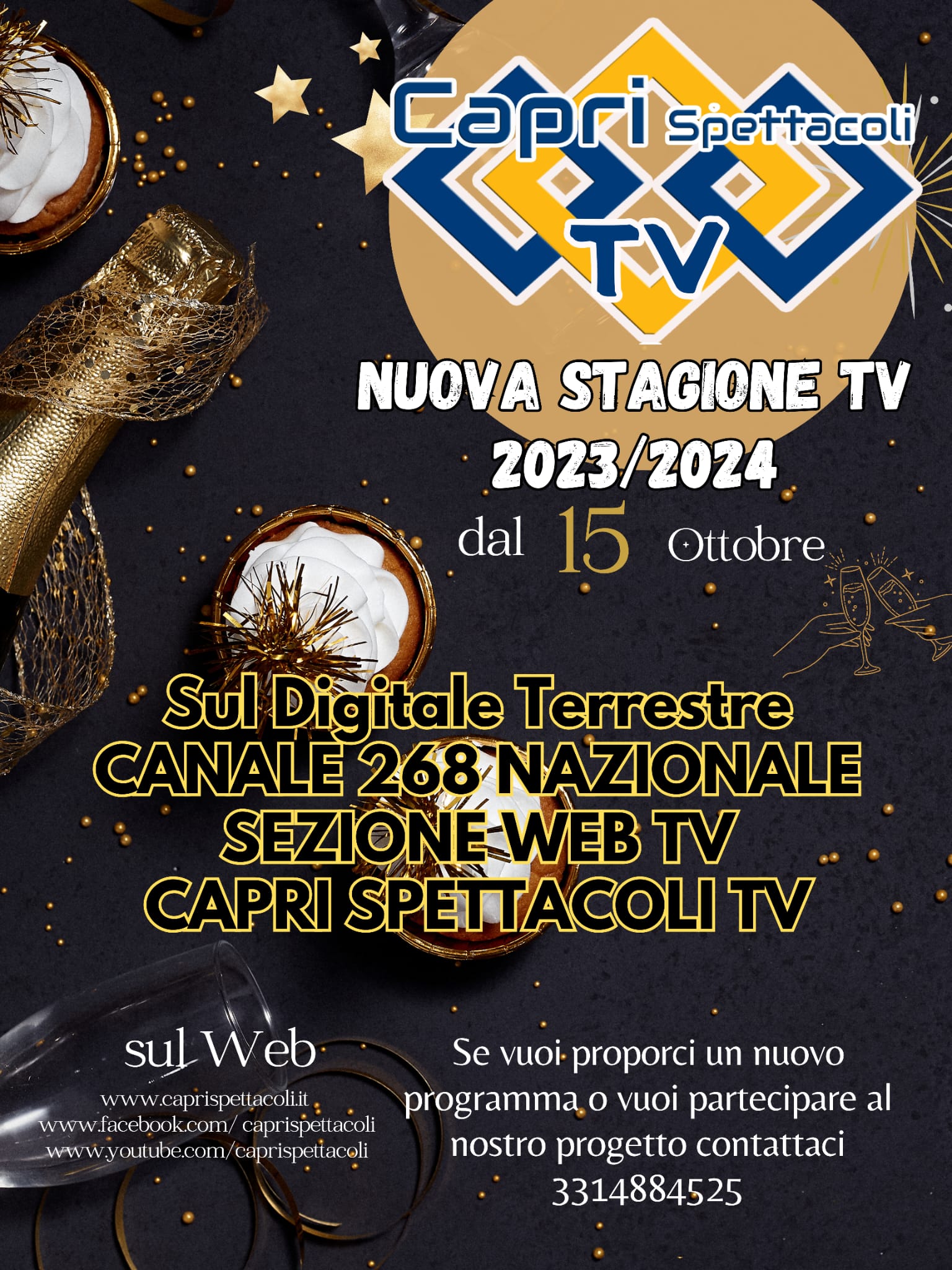 Parte la nuova stagione di Capri Spettacoli Tv: ecco le principali novità