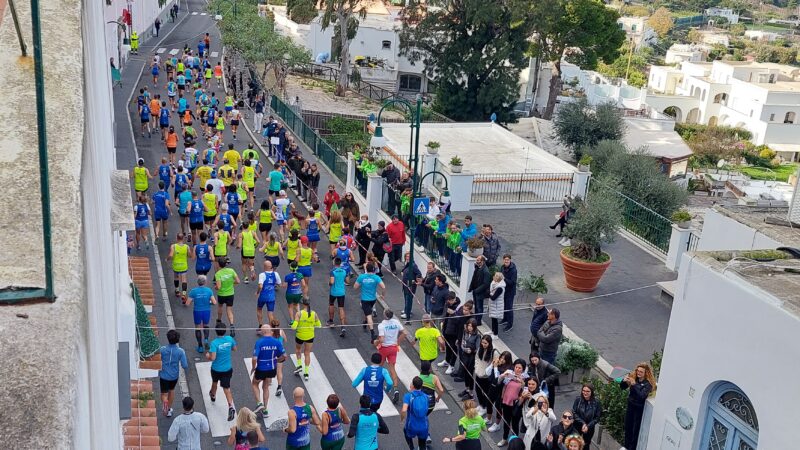 Gara podistica dell’8 dicembre a Capri, stop alla circolazione e divieto di sosta: l’ordinanza