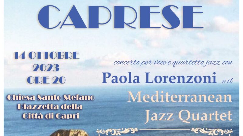 Rapsodia caprese, concerto per voce e quartetto jazz nella chiesa di Santo Stefano