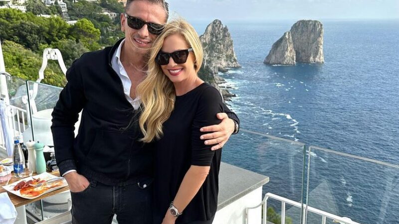 Federica Panicucci, weekend autunnale a Capri con Marco Bacini (photogallery)