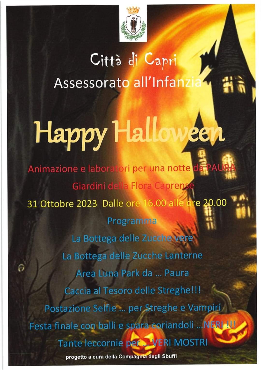 “Happy Halloween” il 31 ottobre a Capri: il programma