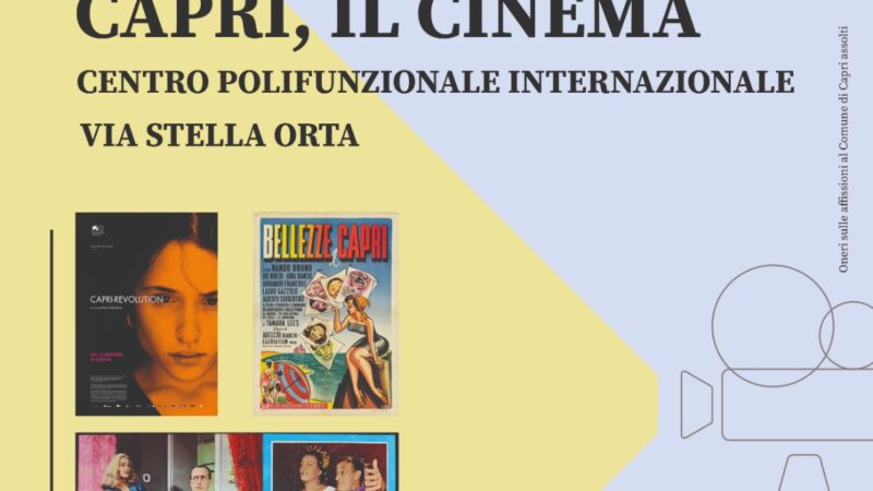 “Capri, il cinema”: conferenza al centro polifunzionale Internazionale