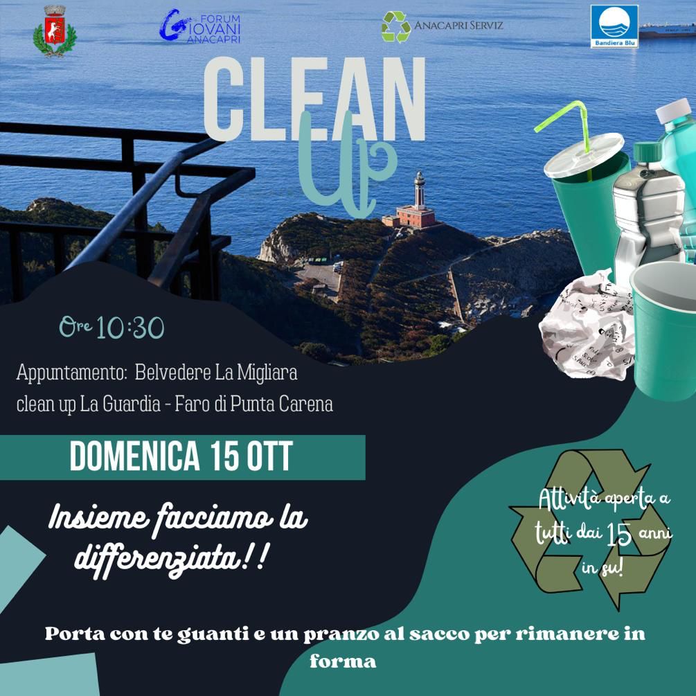 Domenica all’insegna del Clean Up ad Anacapri: il Forum dei Giovani invita tutti a partecipare