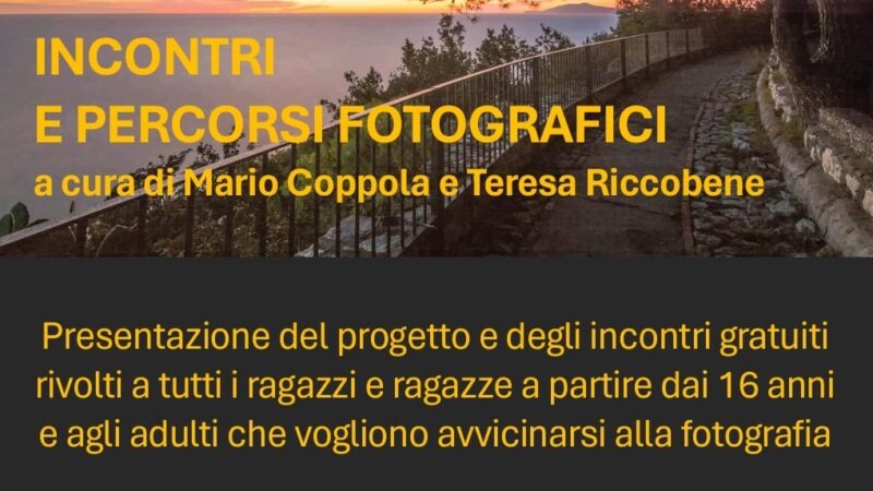 Incontri e percorsi fotografici, parte ad Anacapri il progetto di Mario e Teresa