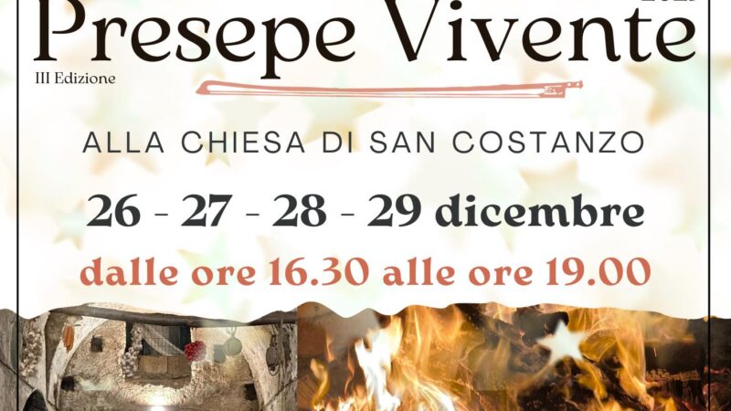 Presepe vivente a Capri nella chiesa di San Costanzo