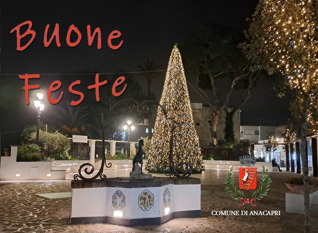 Natale: la “cartolina” di auguri del Comune di Anacapri