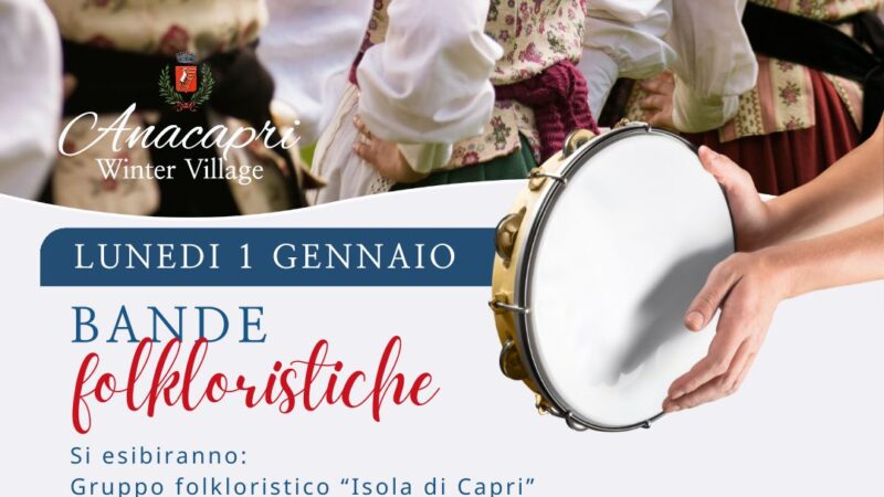 Ad Anacapri esibizione delle bande folkloristiche nella palestra – arena comunale