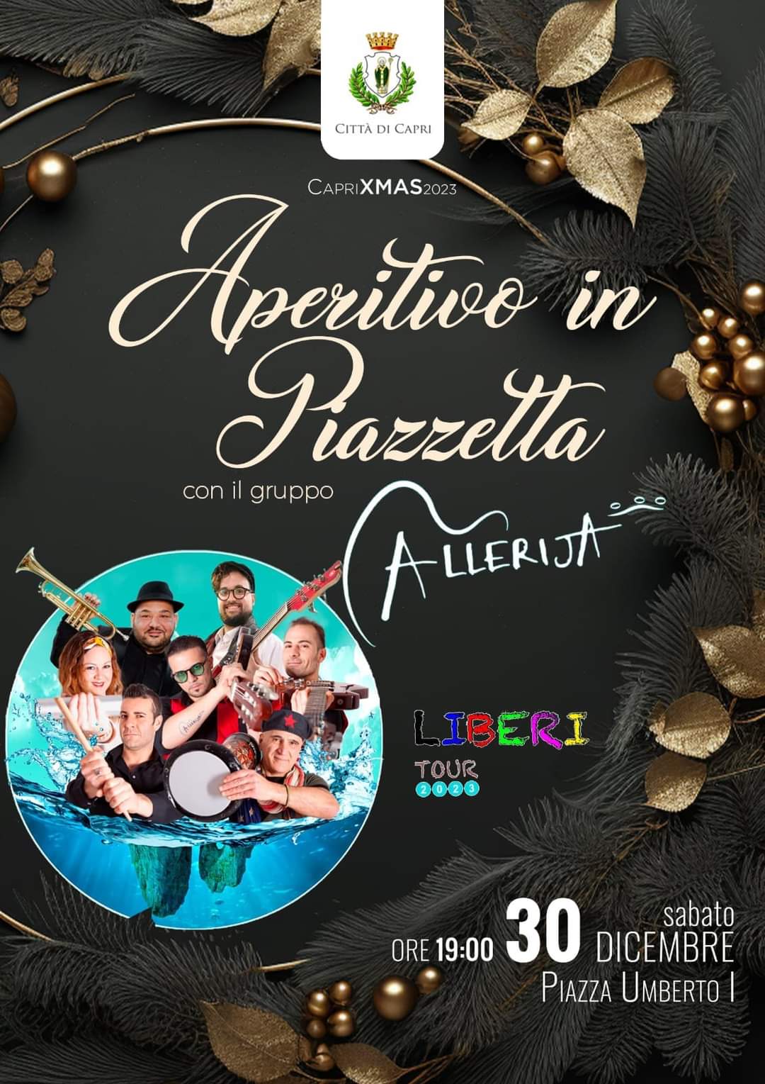 Concerto degli Allerija nella Piazzetta di Capri