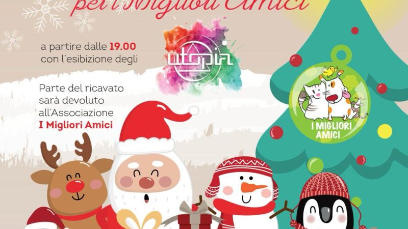 Aperitivo di Natale ad Anacapri con gli Utopia per l’associazione I Migliori Amici