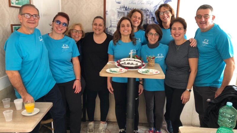 Il gruppo Fitwalking Capri della ASD Camminamente festeggia il primo anno di attività