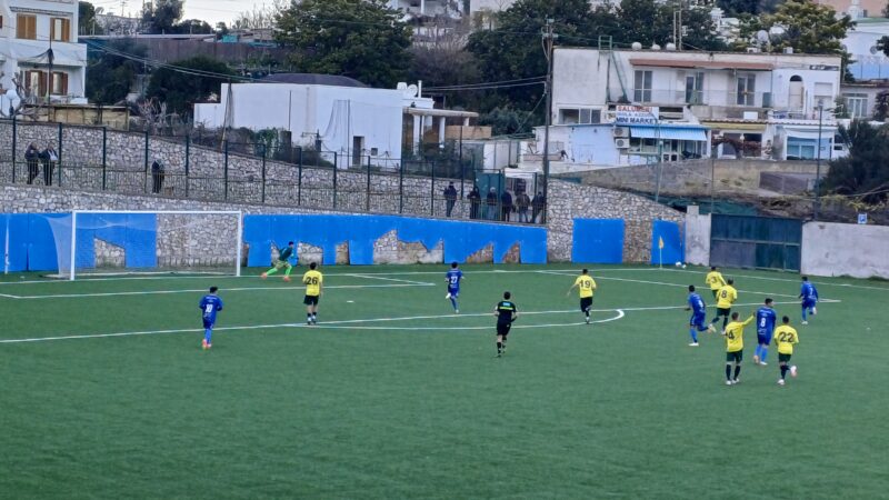 Calcio (Eccellenza): Givova Capri Anacapri pari con il Montecalcio