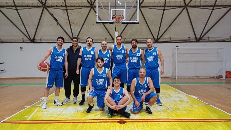 Basket maschile (Divisione 3): Olimpia Capri a valanga sulla Cestistica Sarnese, Ruocco mattatore con ben 46 punti (photogallery)