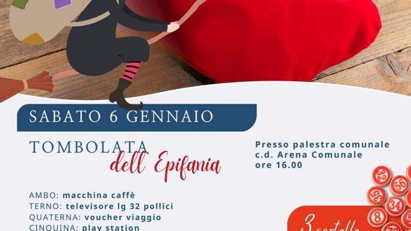 Alla palestra comunale di Anacapri la tombolata dell’Epifania