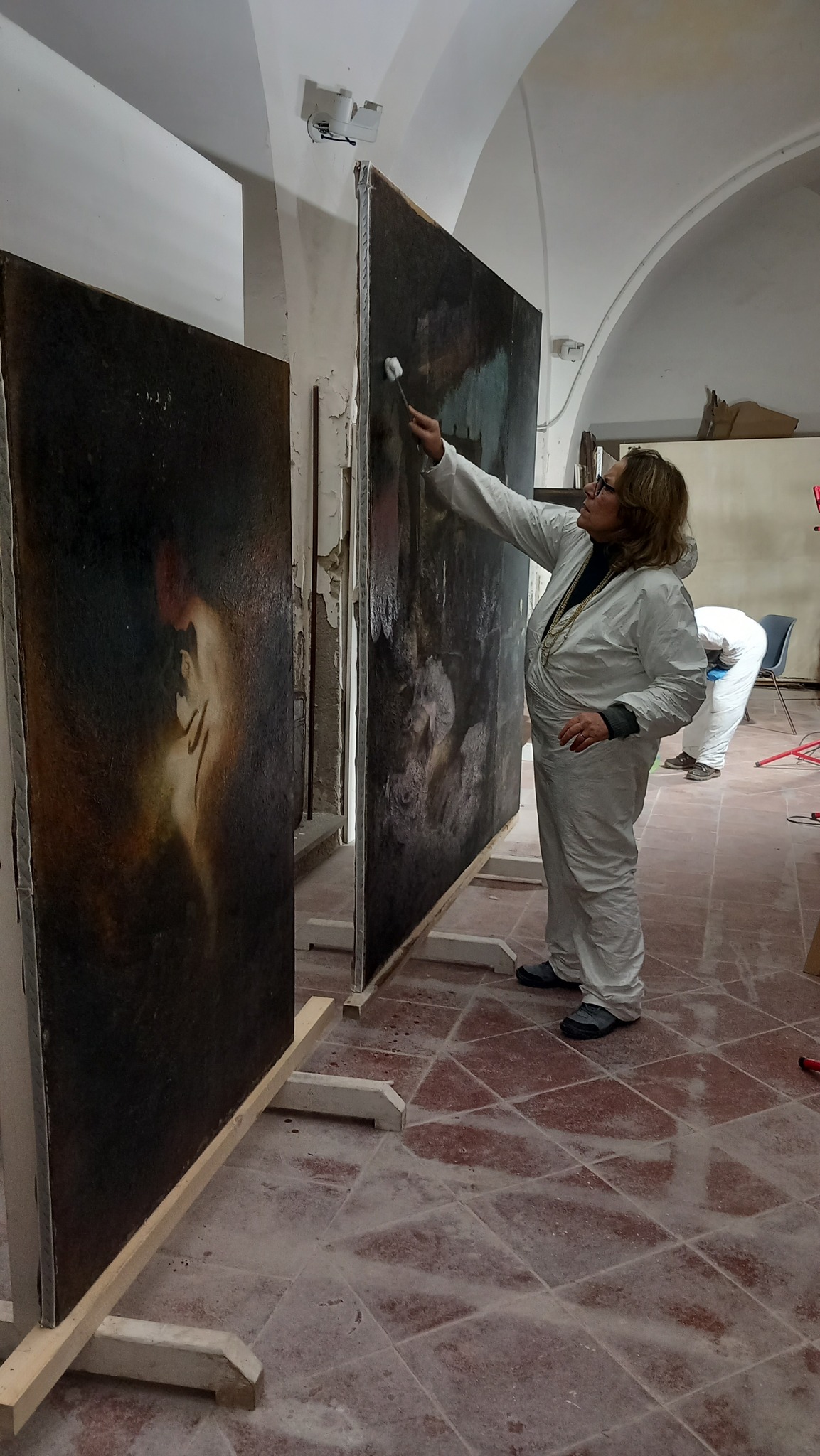 Prosegue il restauro dei dipinti di Diefenbach alla Certosa di Capri