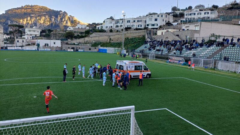 Calcio (Eccellenza): il portiere del Castel Volturno graziato dal giudice sportivo, solo un turno di squalifica