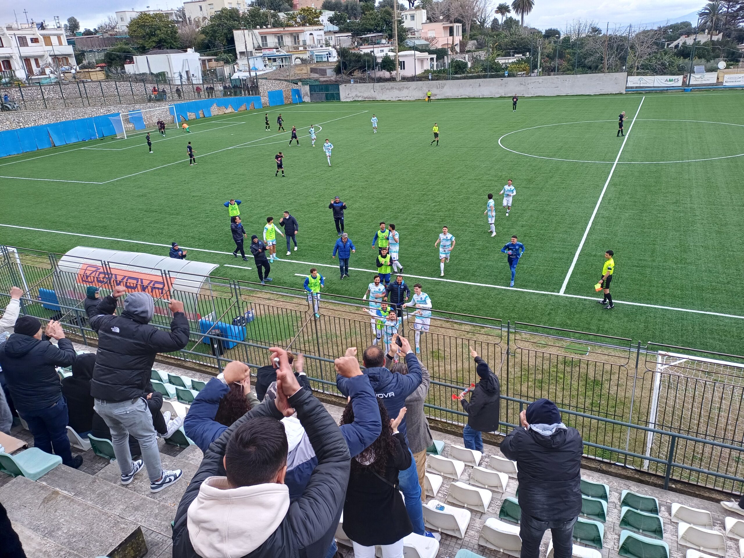 Calcio (Eccellenza): il Givova Capri Anacapri stende l’Ercolanese, strepitoso Giliberti