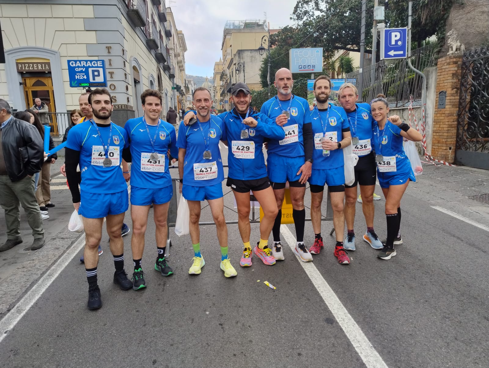 Podismo: la squadra dell’Asd Poly Running Capri in gara alla “Stabiaequa” (photogallery)