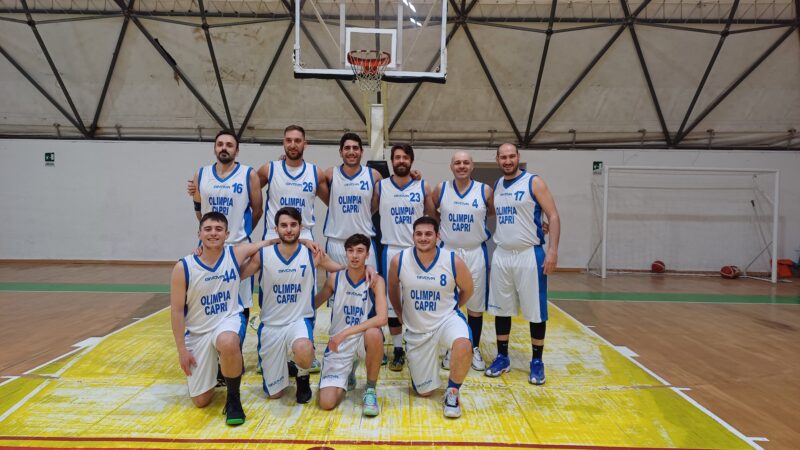 Basket maschile (Divisione Regionale 3): l’Olimpia Capri vince e convince con l’Indomita Pagani