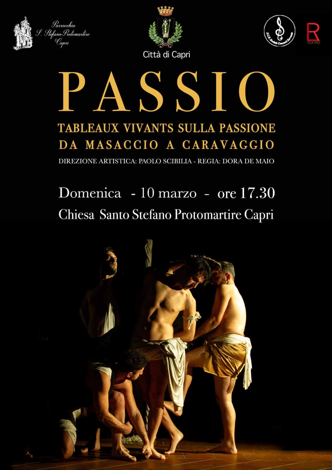 Passio: tableaux vivants a Capri nella chiesa di Santo Stefano