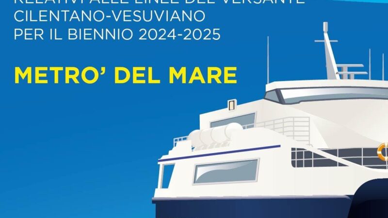 Metrò del Mare, la Regione ci riprova e stanzia oltre 3 milioni: pubblicata la gara