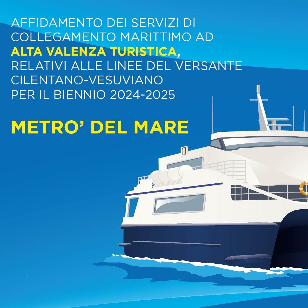 Metrò del Mare, la Regione ci riprova e stanzia oltre 3 milioni: pubblicata la gara