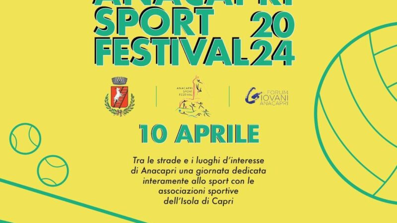 Conto alla rovescia per la terza edizione di Anacapri Sport Festival