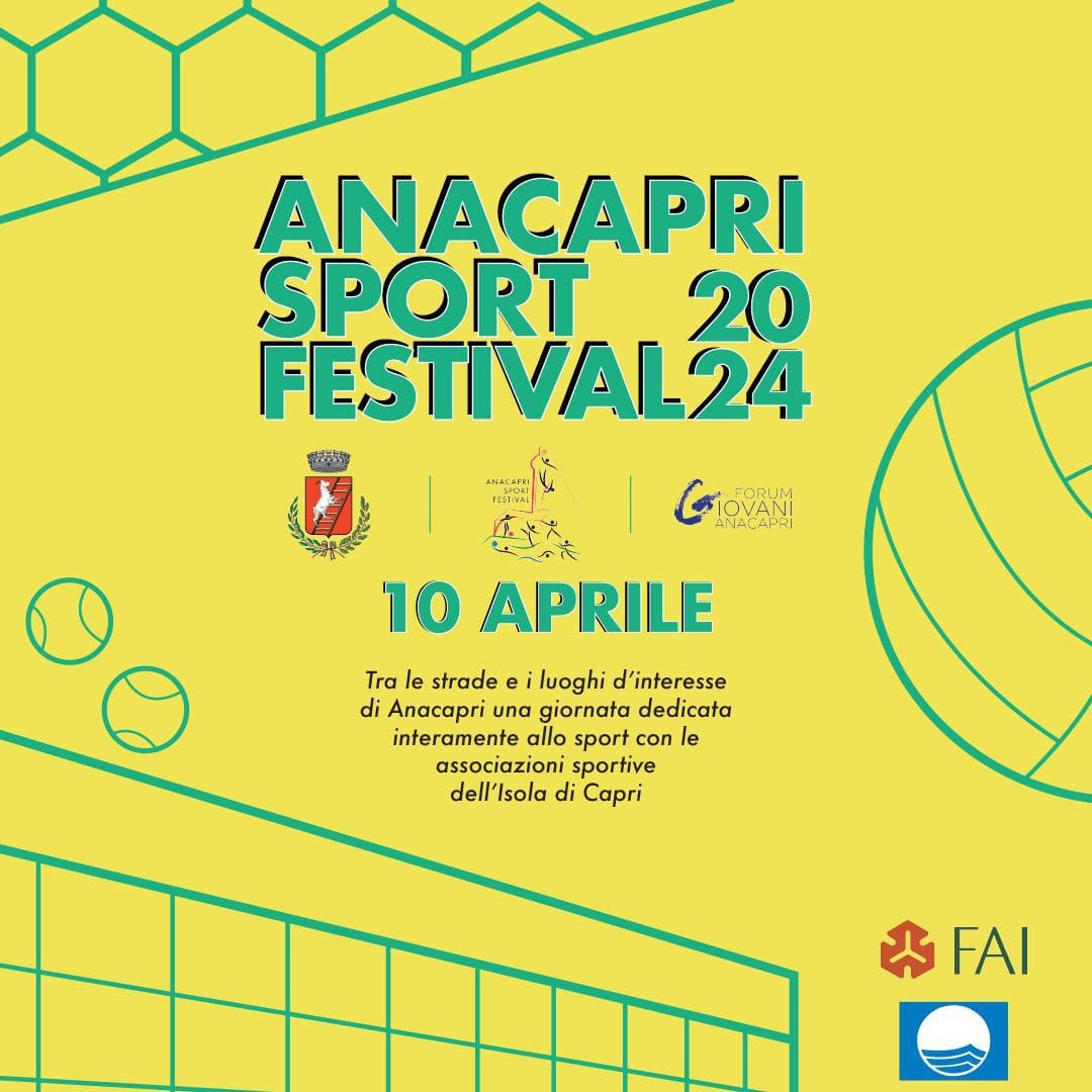 Conto alla rovescia per la terza edizione di Anacapri Sport Festival