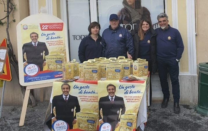 Un gesto di bontà… nelle piazze di Capri e Anacapri i banchetti Unitalsi con i cofanetti di pasta