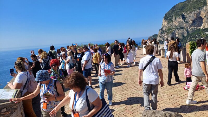 Anticipo d’estate a Capri ma durerà poco, da metà settimana previsto brusco cambiamento climatico