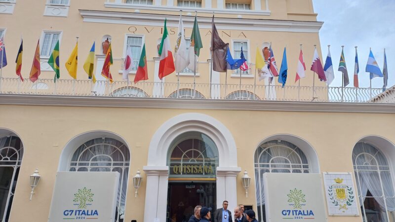 G7: Capri blindata per il summit, tutto pronto al grand hotel Quisisana per il vertice (foto e video)