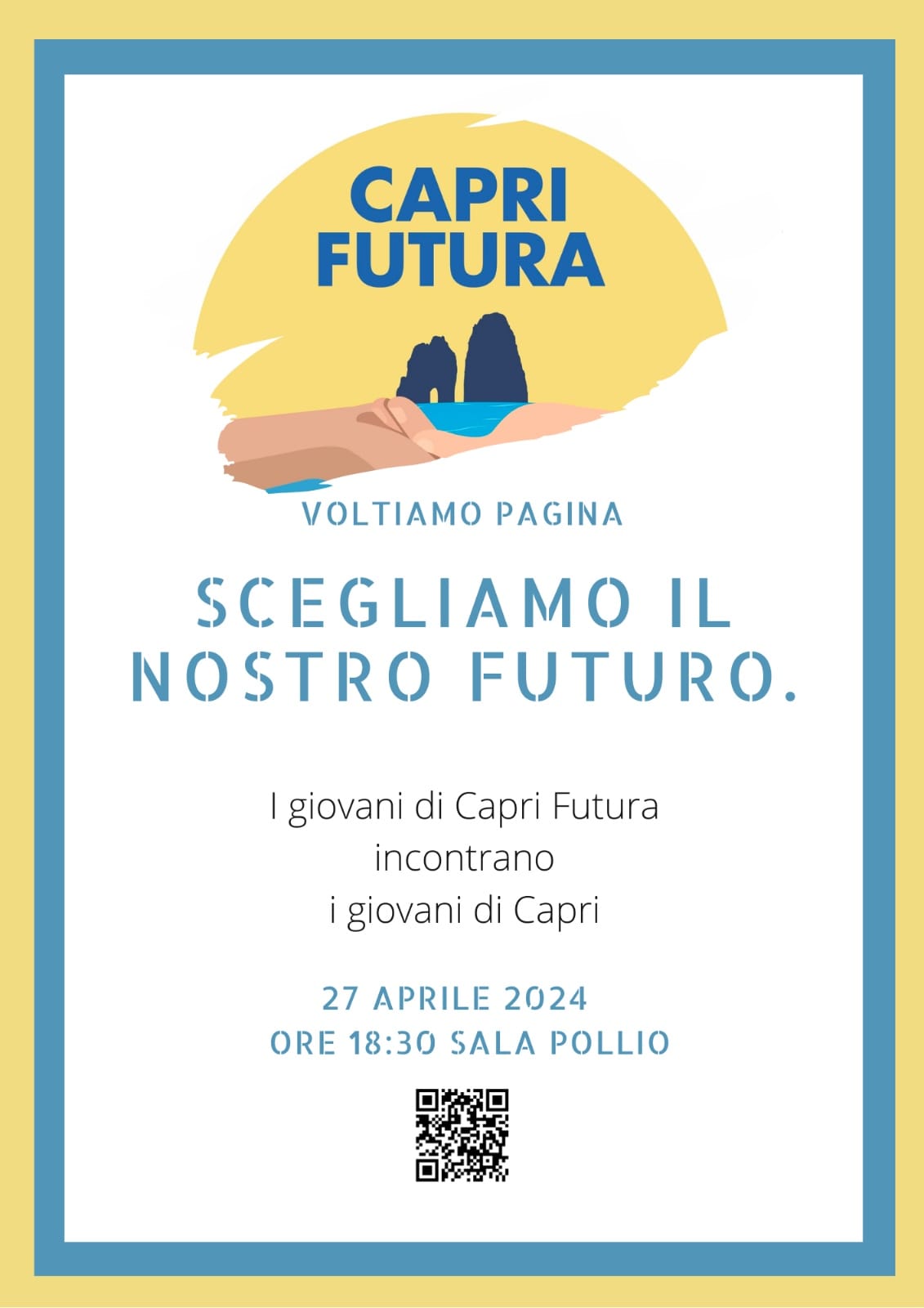 I giovani di Capri Futura incontrano i giovani di Capri: alla Sala Pollio l’iniziativa dal titolo “Scegliamo il nostro futuro”