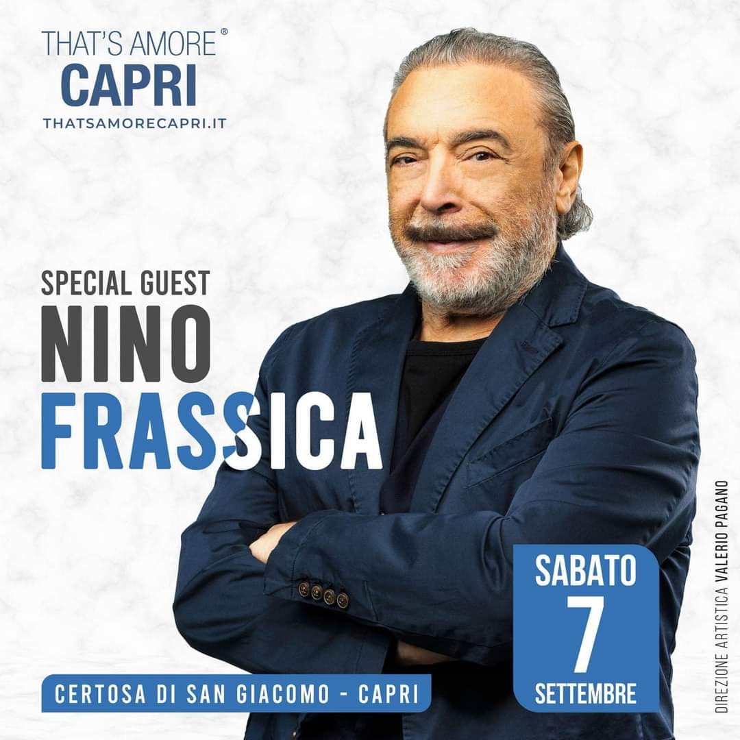 Sarà Nino Frassica uno dei super ospiti del main event di That’s Amore Capri alla Certosa