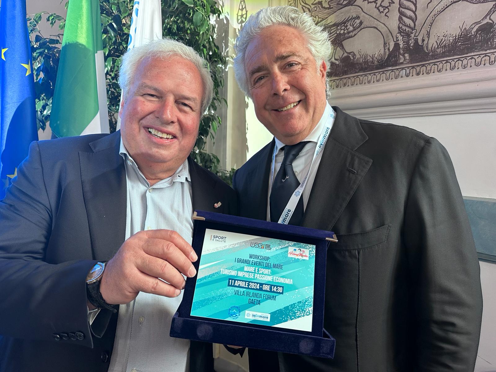 Giornata nazionale del mare: premio dell’Unione stampa sportiva italiana al presidente del Porto turistico di Capri