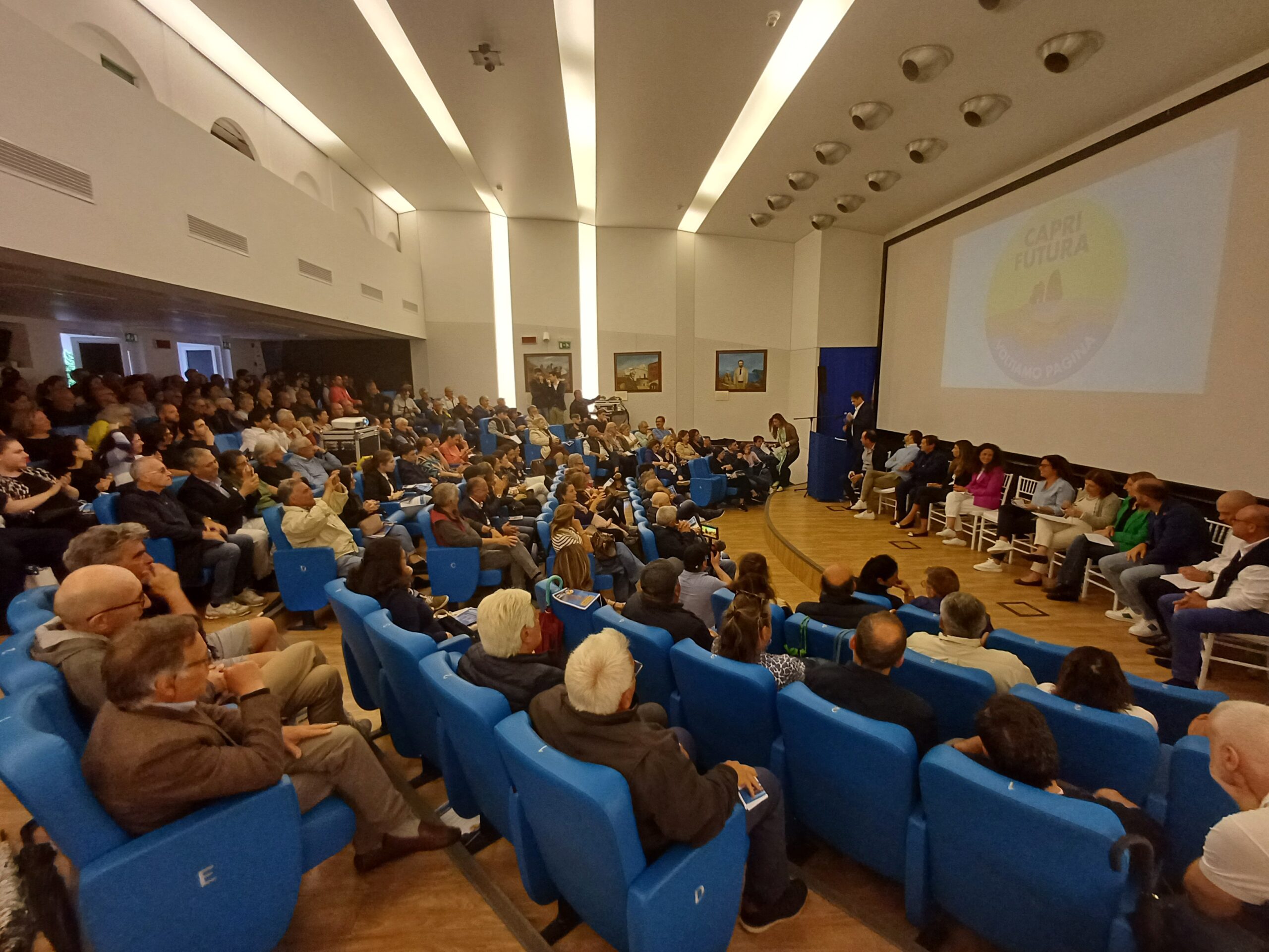 Elezioni comunali: incontro di presentazione della lista “Capri Futura – Paolo Falco sindaco” (video)