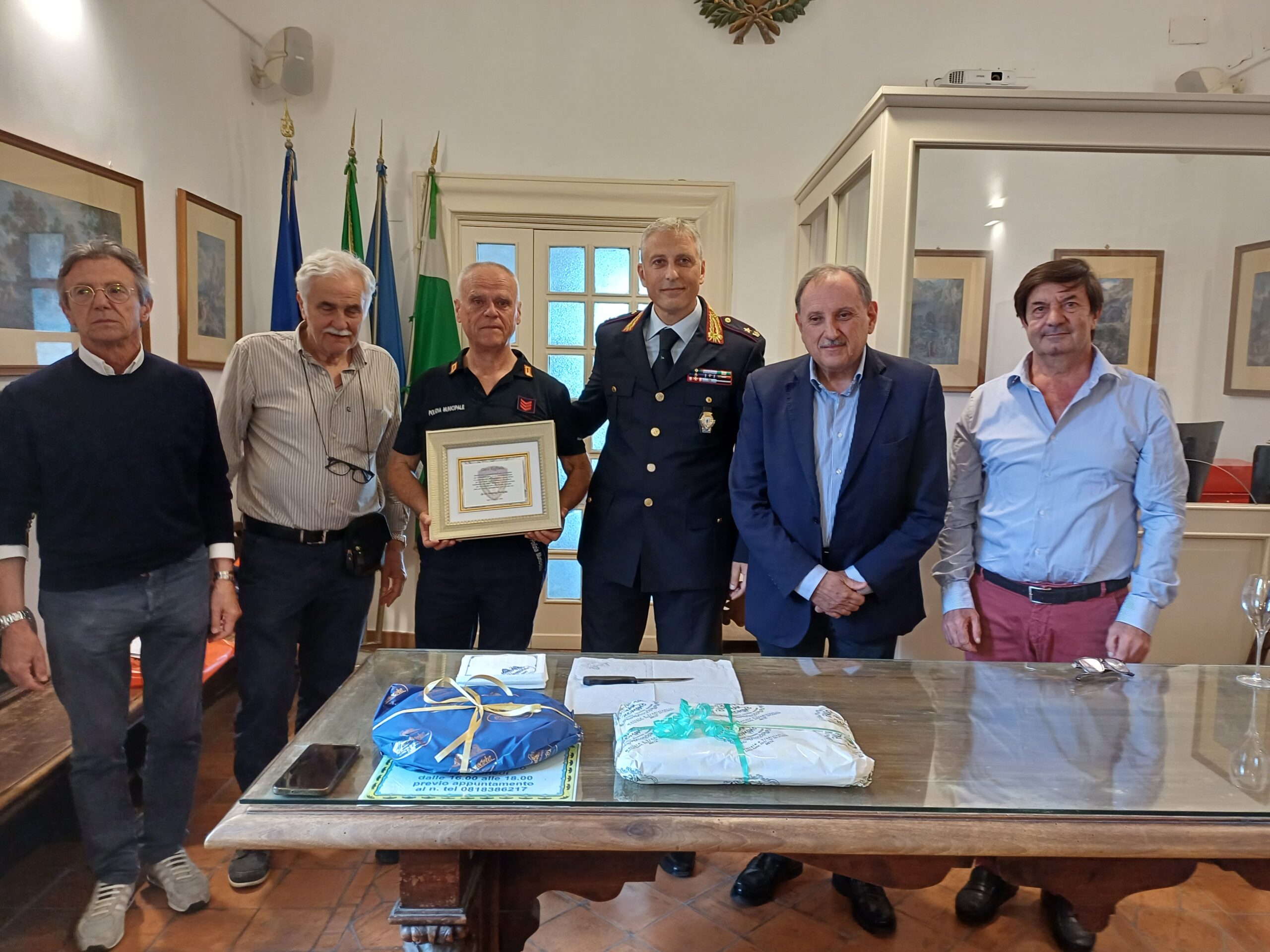 Polizia Municipale di Capri: vanno in pensione gli assistenti capo Fasolino e Iuele