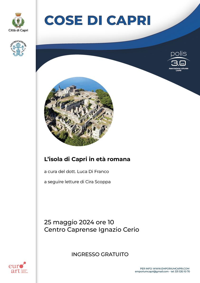 L’isola di Capri in età romana, conferenza a cura del dottor Luca Di Franco