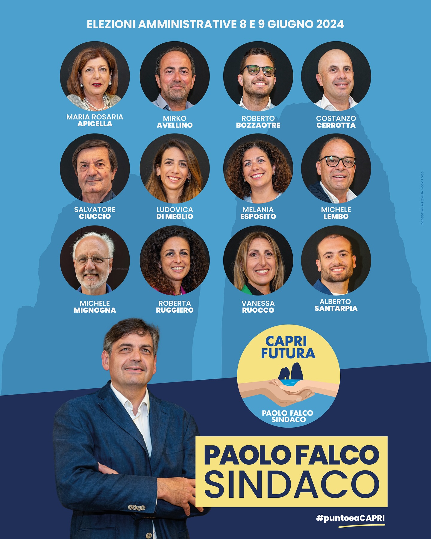 Elezioni comunali: tutti i candidati della lista “Capri Futura” (foto)