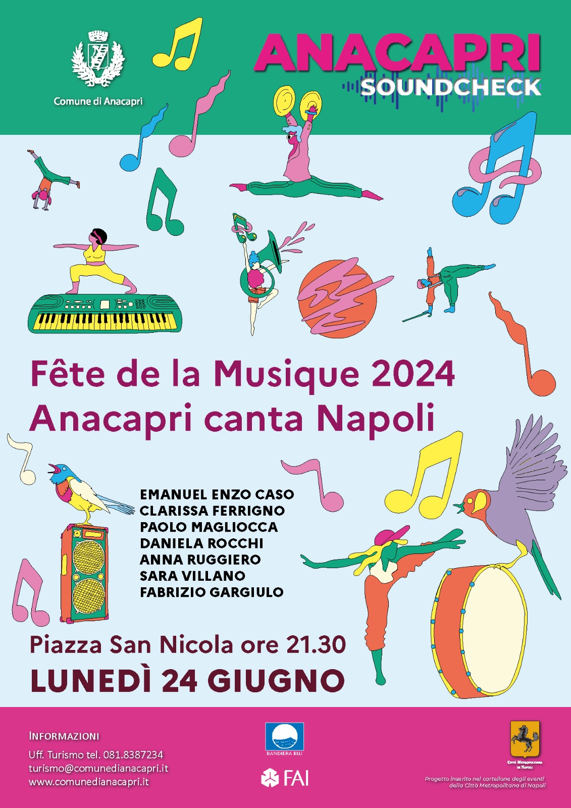 Festa della musica 2024: Anacapri canta Napoli in piazza San Nicola