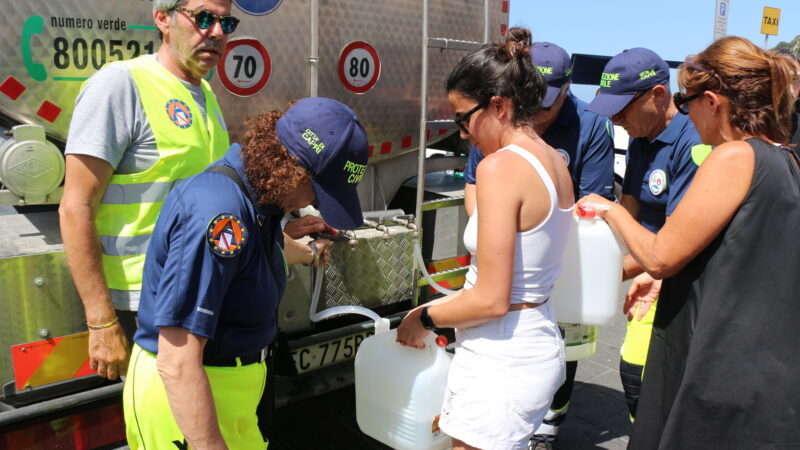 L’emergenza idrica sta pian piano rientrando sull’isola, revocata l’ordinanza antisbarchi