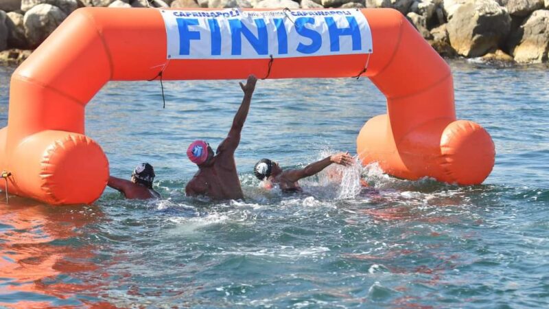 Nuoto: festa internazionale al Circolo Canottieri in occasione della seconda prova open della Capri-Napoli
