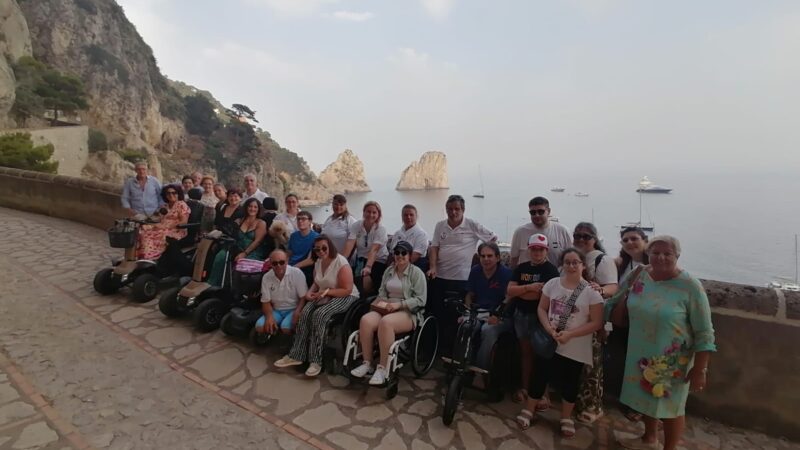 Passeggiata solidale e culturale in via Krupp con “Capri senza barriere”