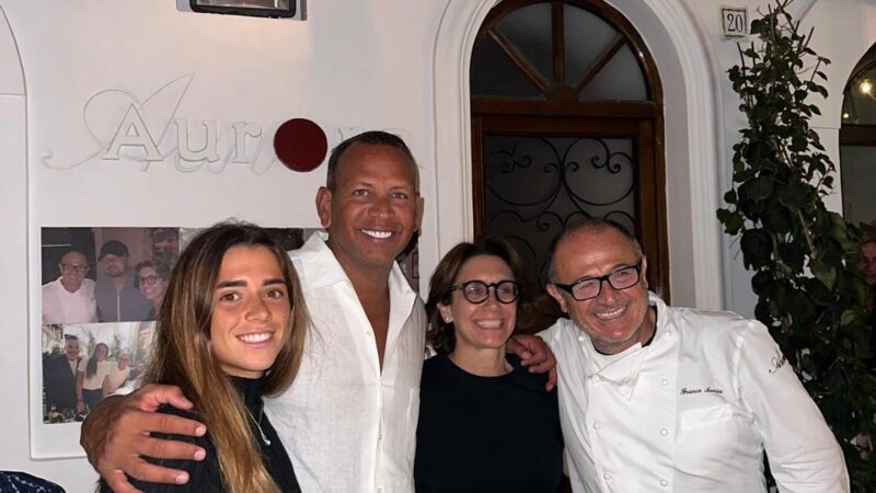 Il ritorno a Capri di Alex Rodriguez, l’ex di Jennifer Lopez