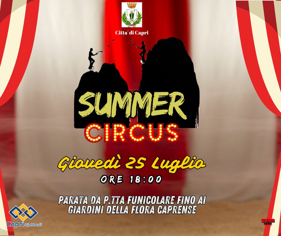 Prima edizione del “Summer Circus”, manifestazione con gli artisti di strada al parchetto