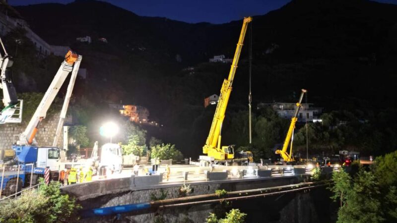 Iniziati i lavori alla condotta idrica che alimenta la penisola sorrentina e l’isola di Capri