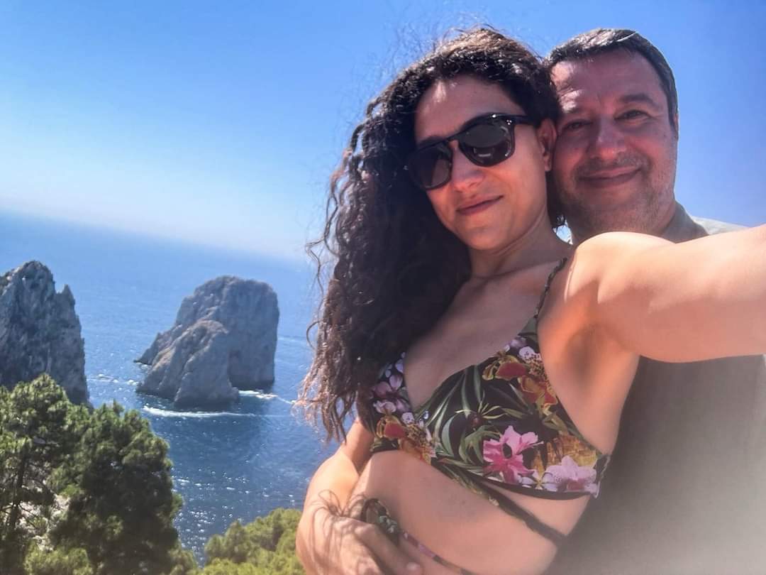 Blitz vacanziero a Capri per il vicepremier Salvini con la fidanzata Francesca (video e foto)