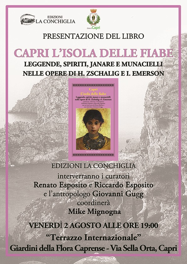 Tra leggende, spiriti, janare e munacielli venerdì la presentazione del libro “Capri L’isola delle fiabe”