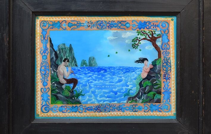Ultimi giorni per visitare a Capri “Jeunesse d’Amour”, dipinti su vetro di Roberto di Alicudi