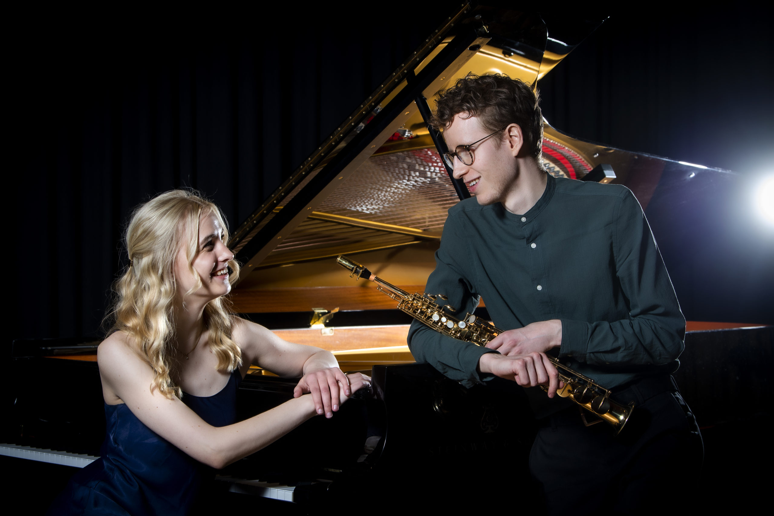 Il sassofonista Theo Hillborg e la pianista Julia Isaksson protagonisti del nuovo concerto a Villa San Michele