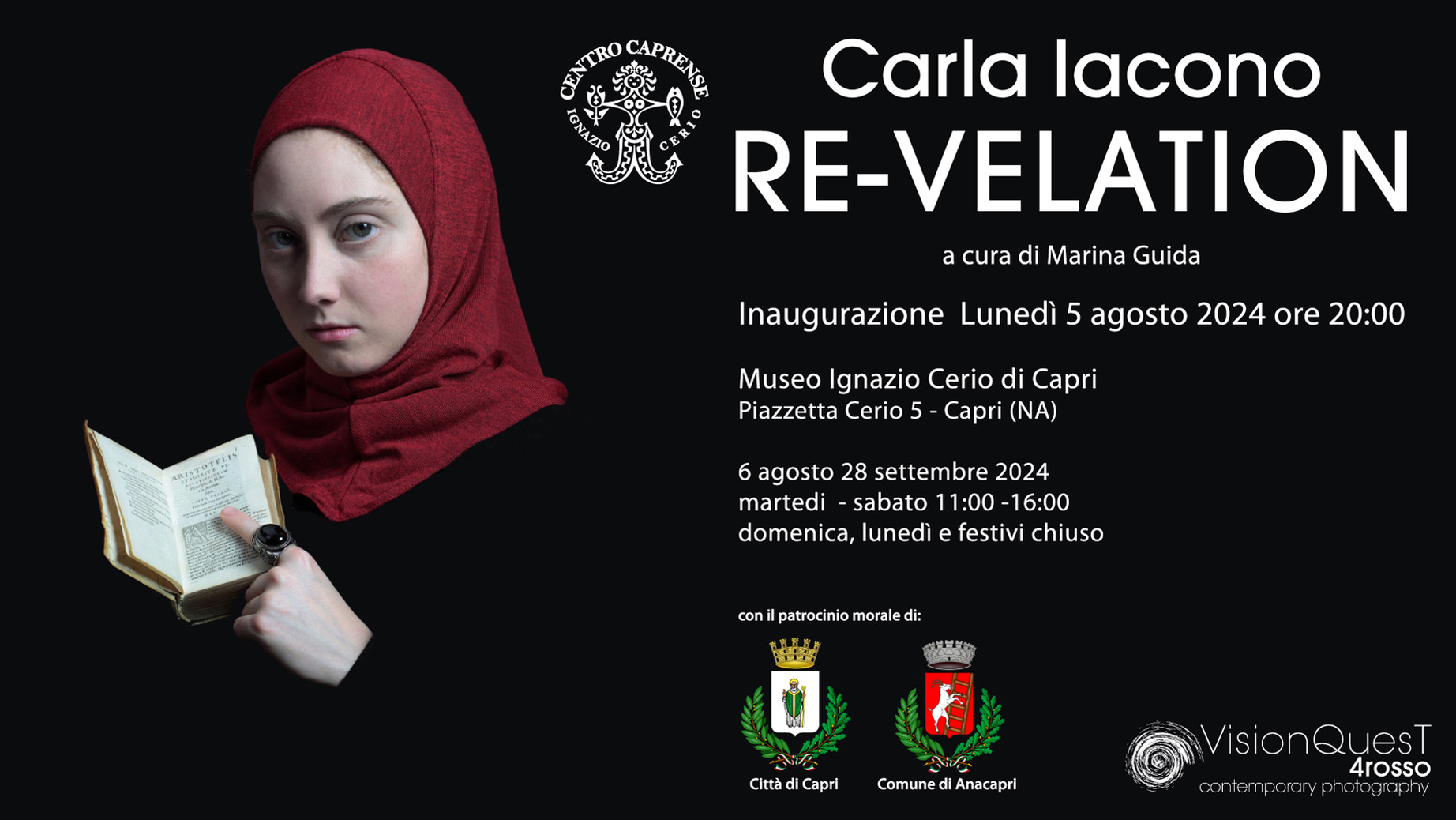 Al museo del Centro Caprense Ignazio Cerio approda “Re-Velation”, la mostra fotografica di Carla Iacono